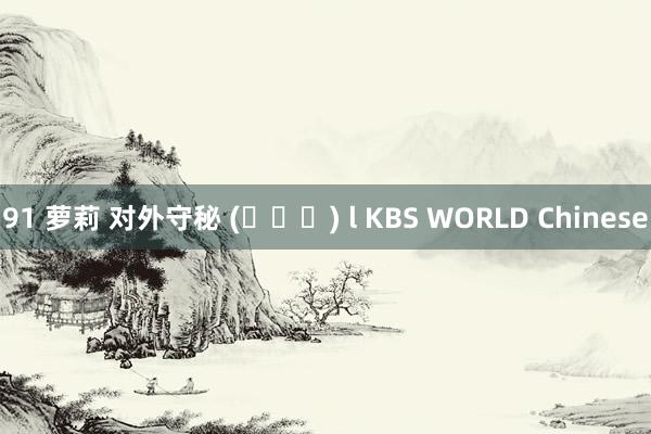 91 萝莉 对外守秘 (대외비) l KBS WORLD Chinese